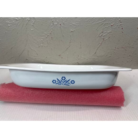 Vintage Corning Ware Blue Cornflower P-21 Roaster Casserole 13x9x2 - Made In USA - Picture 1 of 6